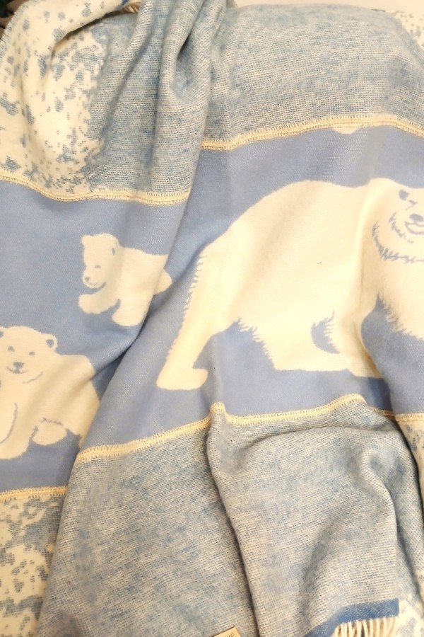 Vaikiškas vilnonis pledas